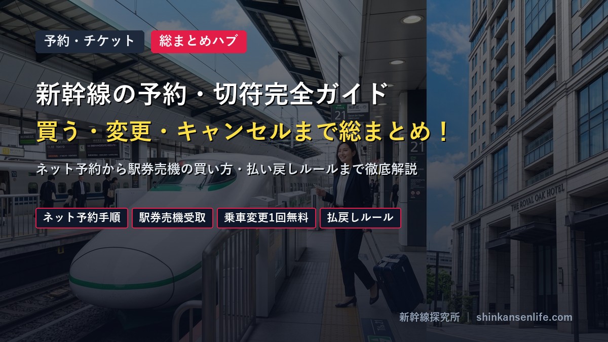 新幹線の予約と切符総まとめガイドアイキャッチ